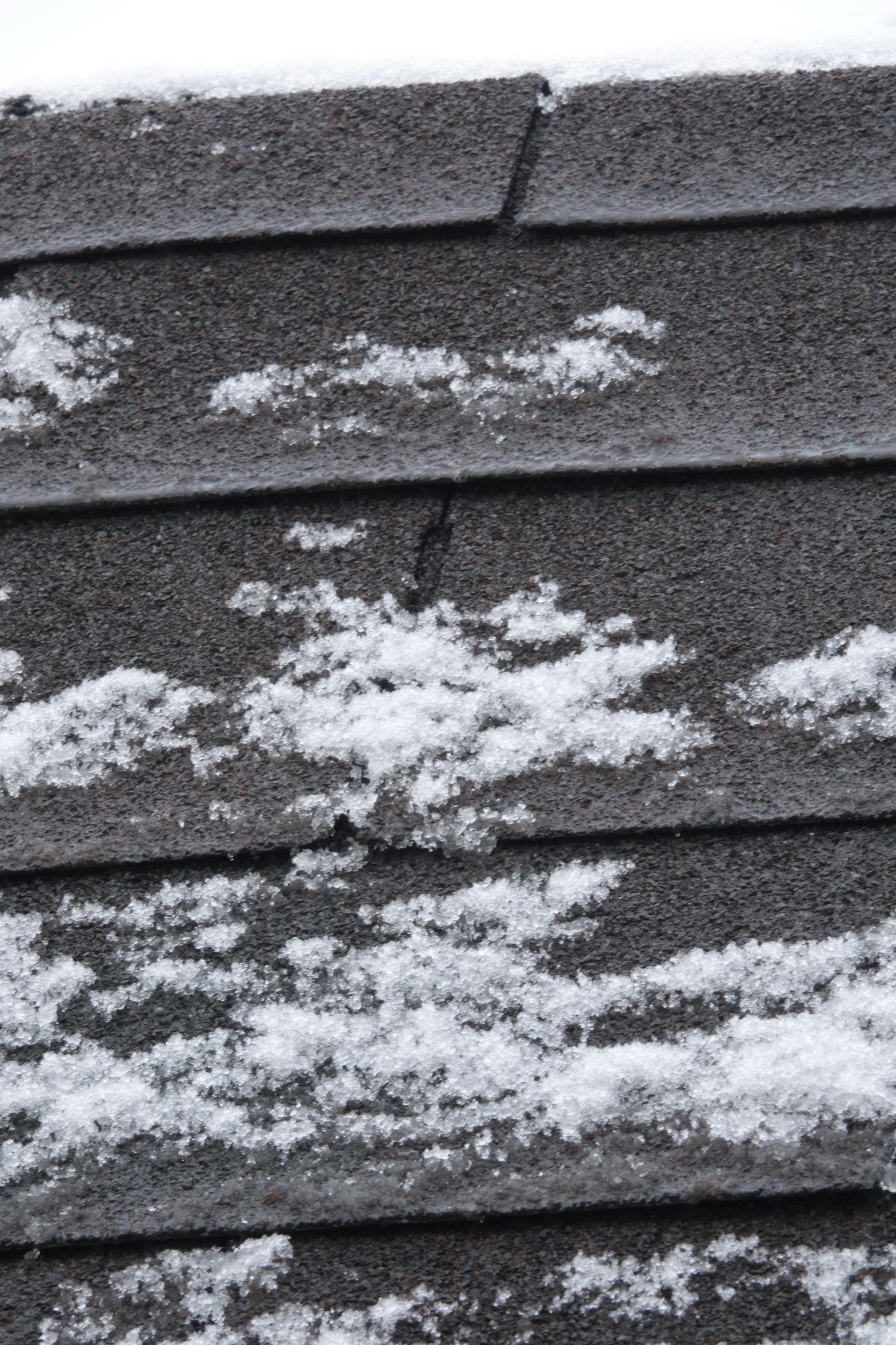 Hail and storm damage to residential roof shingles — Salt Lake County